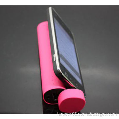 Power Bank with Mini Speakers, Phone Holders and 3,500mAh Battery Capacity